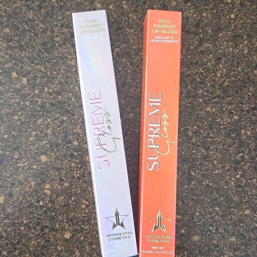 Jeffree Star “No Shame” AND "Orange County" Supreme gloss-NIB